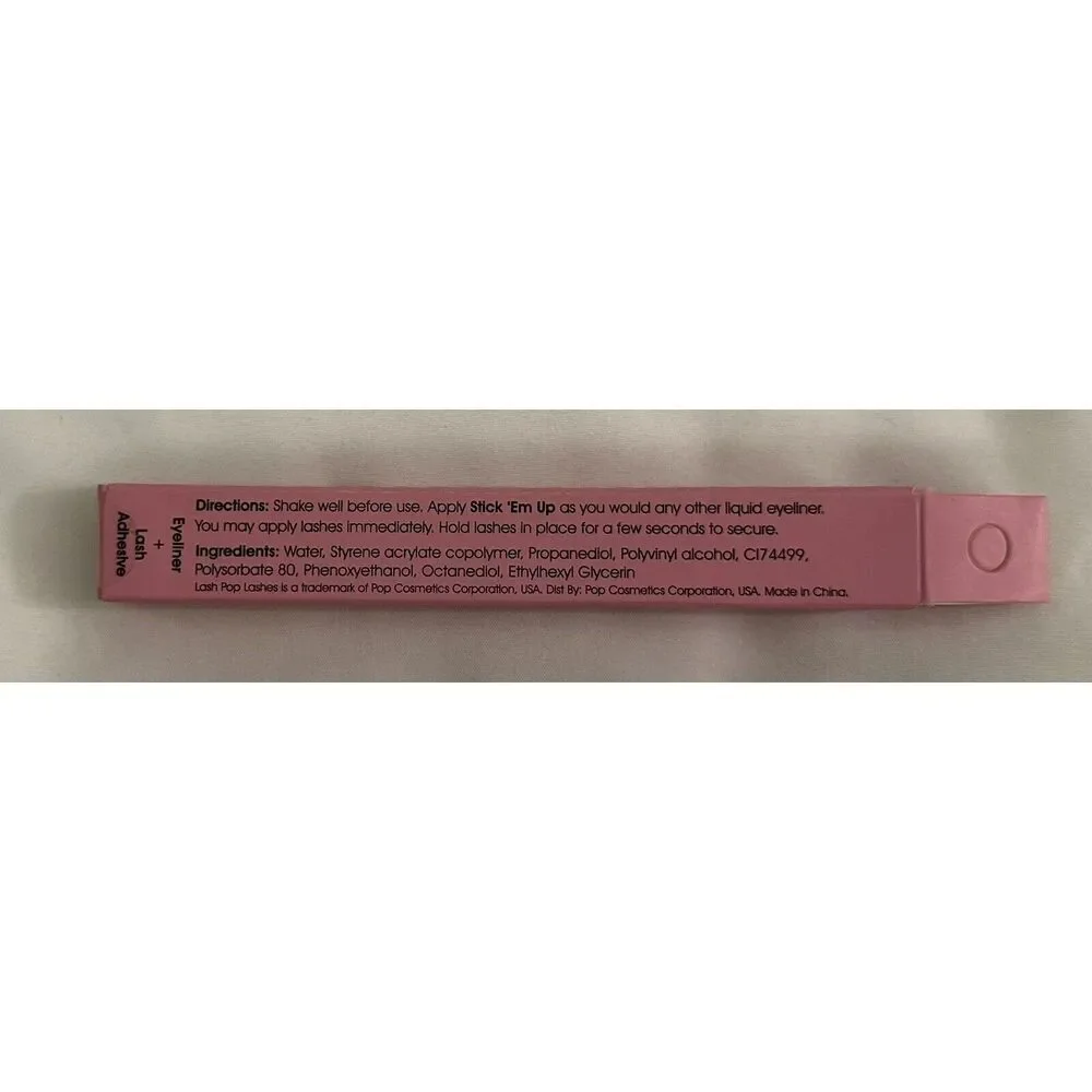 Lash Pop Stick Em Up Black Adhesive Eyeliner NEW